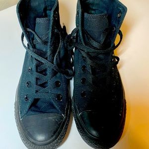 Chuck Taylor All Star unisex high top all black